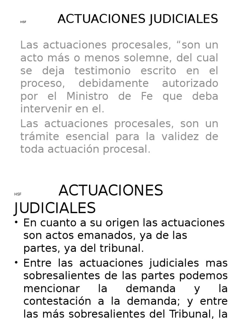 Actuaciones judiciales1 Ley procesal Testigo experto