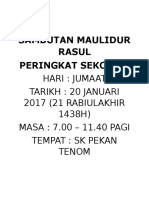 Sambutan Maulidur Rasul