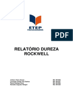 DUREZA ROCKWELL AÇO SAE43