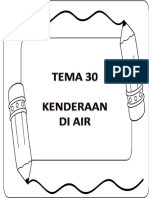 Tema 30 Kenderaan Di Air (20 MS)