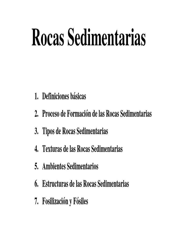 Significado de Sedimento en Rocas | PDF | Roca clástica | Roca (geología)