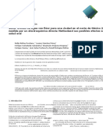 Beber Niveles de Flúor Del Agua para Una Ciudad en El Norte de México (Durango) Determina Utilizando Un Método Electroquímico Directa y Sus Posibles Efectos Sobre La Salud Oral - En.es