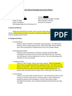 Pdfannotatedformal and Informal Reading Assessment Report Redacted Copy 2