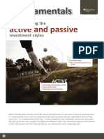 Active and Passive Investment PDF
