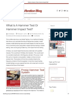 What Is A Hammer Test or Hammer Impact Test