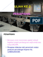 Kuliah Kedua Penapisan