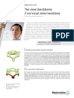 The New Backbone of Cervical Interventions: Application Note