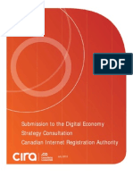 CIRA Submission To The Digital Economy Consultation