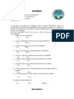 Encuesta sobre conocimientos de gastritis