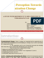 Employee Perception of Organizational Change in BPO Industry