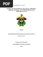 Download Muhammad Mubarak cp- b11113071 Surat Kuasa Khusus Gugatan Jawaban Replik Duplik  Intervensi Dalam Peradilan Tun by Muhammad Mubarak Chadyka Putra SN343273556 doc pdf