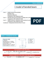 Different Model of Bended Beam: Design Project 1 Simon Amboise