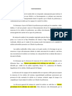 Conclusion Eficiencia de control de Solidos