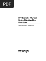 DFT Compiler RTL Test Design Rule Checking User Guide