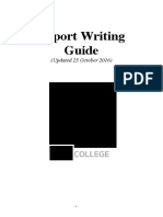 Report Writing Guide 2016