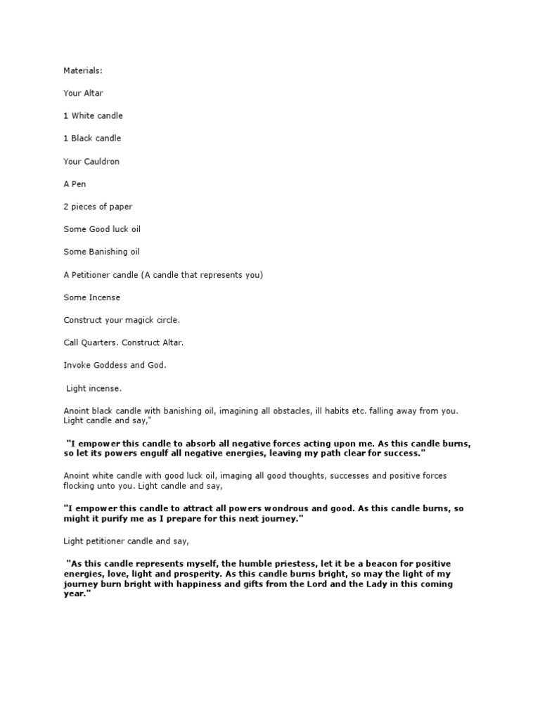 Birthday Ritual | PDF