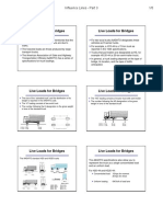 Live Loads for Bridges Influence Lines