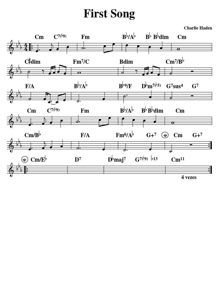 First Song | PDF