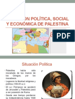 Situación Política, Social y Económica de Palestina