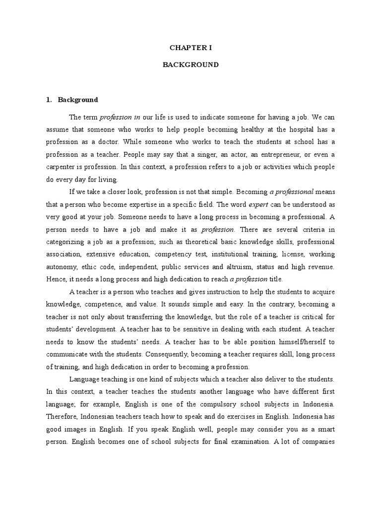 Importance of Teacher Professionalism | PDF | Profession | Teachers