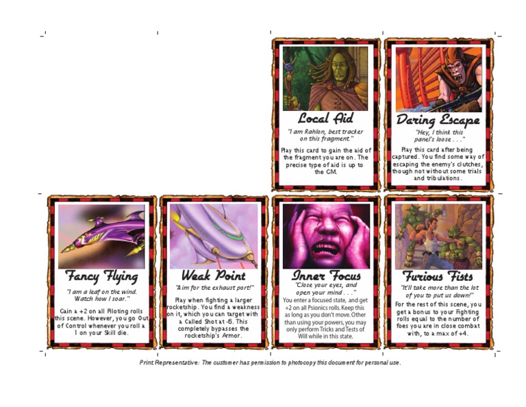 Slipstream Adventure Cards | PDF | Leisure