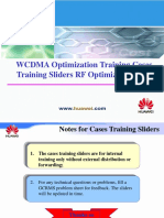 WCDMA RNO Cases Training Sliders (RF Optimization Part)-20060908-A-1.0