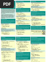 Beginners Python Cheat Sheet PCC Files Exceptions PDF