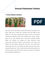 Tarian Tradisional Kalimantan Selatan