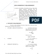 Viscosity Consistency