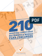 01#APOSTILA 210 QUESTÕES COMENTADAS - MATEMÁTICA BÁSICA PARA CONCURSOS_#concursadopublico.blogspot.com.br.pdf