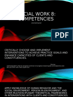 Social Work Competencies 8