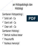 Gambaran Histopatologis Dan Histologi