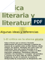 Crítica Literaria