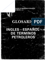 Glosario Ingles-Español de Terminos Petroleros