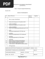 Cad-Cam-Cim Lab Manual Me804