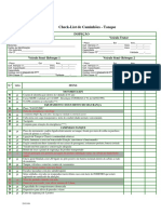 Check List de Caminhoes Tanque