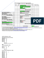 Degree Sheet General Requirements March 2017 Draft 1