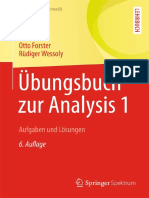 Forster - Analysis 1 Übungsbuch