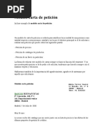 Modelo Carta Baja Voluntaria Pdf Gobierno