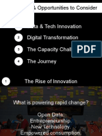Challenges & Opportunities in Data, Tech & Digital Transformation