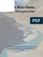 Indus River Basin Water Management Plan