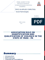 Association Rule On Qualification of Violence