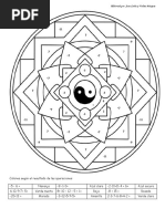 Mandalas de Sumas y Restas Algebraicas | PDF