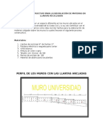 Proceso Constructivo para La Instalación de Materas en Llantas Recicladas