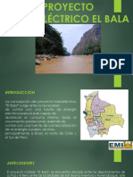 Proyecto Hidroeléctrico El Bala PDF