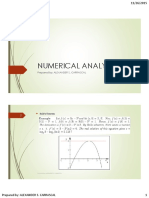 Numerical Analysis-1. Preliminaries (Examples)