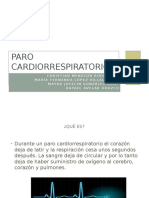 Paro Cardiorrespiratorio