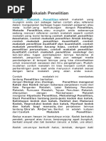 Download Contoh Makalah Penelitian by irin sobirin SN343357645 doc pdf