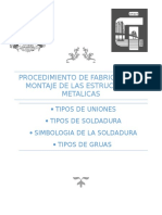 Procedimiento de Fabricacion de Las Estructuras de Acero.