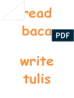 Read Baca Write Tulis